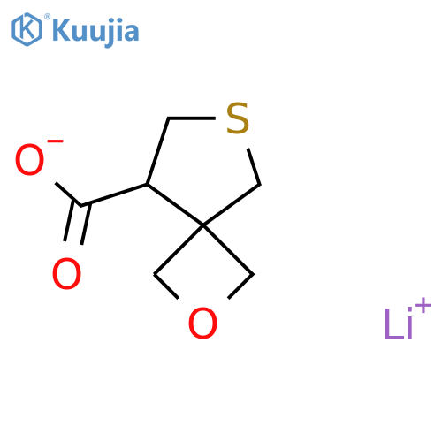 lithium(1+) 2-oxa-6-thiaspiro3.4octane-8-carboxylate structure