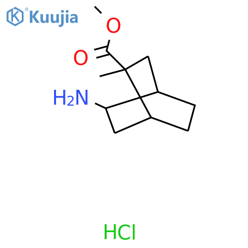 methyl 5-amino-2-methylbicyclo2.2.2octane-2-carboxylate hydrochloride, Mixture of diastereomers structure