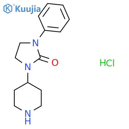 1-phenyl-3-(piperidin-4-yl)imidazolidin-2-one hydrochloride structure