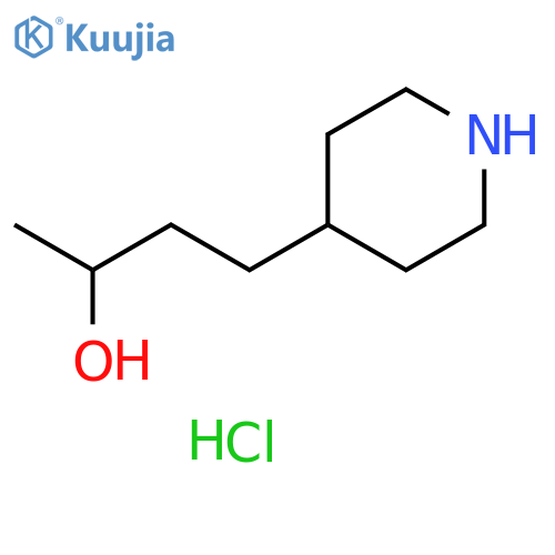 4-(piperidin-4-yl)butan-2-ol hydrochloride structure