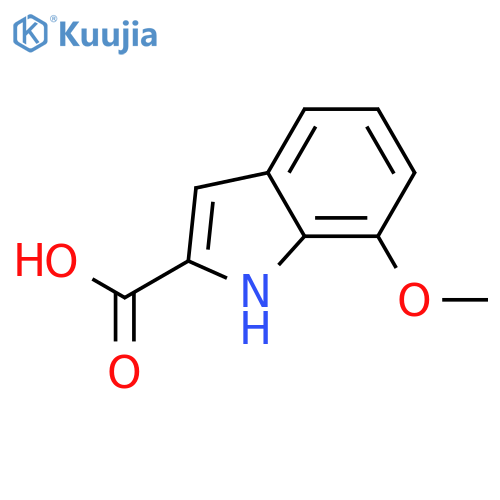 7-Methoxy-1H-indole-2-carboxylic acid structure