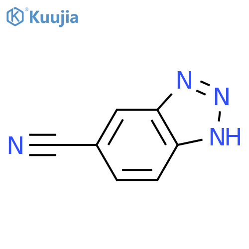 1H-1,2,3-Benzotriazole-5-carbonitrile structure