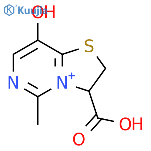 3-Carboxylato-2,3-dihydro-8-hydroxy-5-methylthiazolo[3,2-c]pyrimidin-4-ium structure