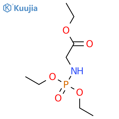 Glycine, N-(diethoxyphosphinyl)-, ethyl ester structure