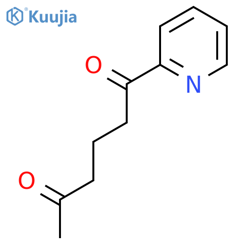 1-pyridin-2-ylhexane-1,5-dione structure
