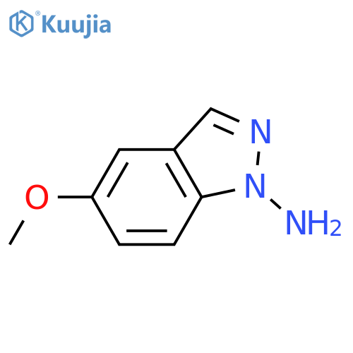 1H-Indazol-1-amine,5-methoxy- structure