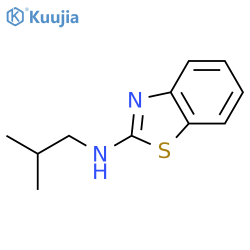 N-(2-methylpropyl)-1,3-benzothiazol-2-amine structure