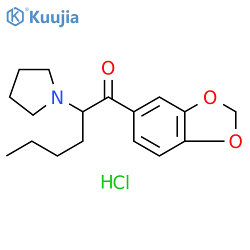 3,4-Methylenedioxy-alpha-Pyrrolidinohexanophenone (hydrochloride) structure