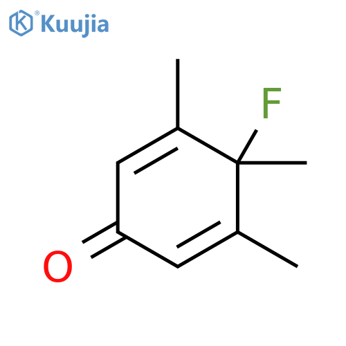 2,5-Cyclohexadien-1-one,4-fluoro-3,4,5-trimethyl- structure