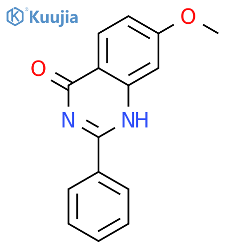 4(1H)-Quinazolinone, 7-methoxy-2-phenyl- structure