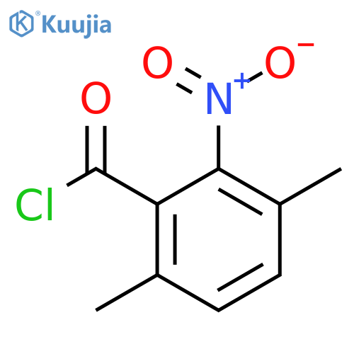 3,6-Dimethyl-2-nitrobenzoyl chloride structure