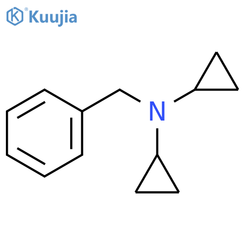N-Benzyl-N-cyclopropylcyclopropanamine structure