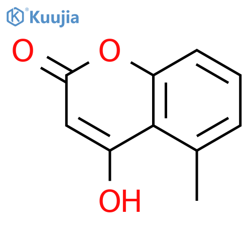 2H-1-Benzopyran-2-one, 4-hydroxy-5-methyl- structure