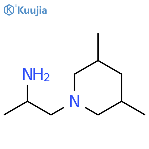 1-(3,5-dimethylpiperidin-1-yl)propan-2-amine structure