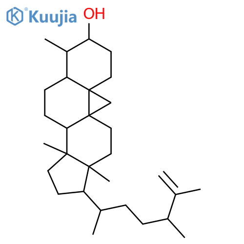 9,19-Cycloergost-25-en-3-ol, 4,14-dimethyl-, (3β,4α,5α)- structure