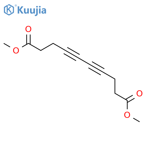 4,6-Decadiynedioicacid, 1,10-dimethyl ester structure