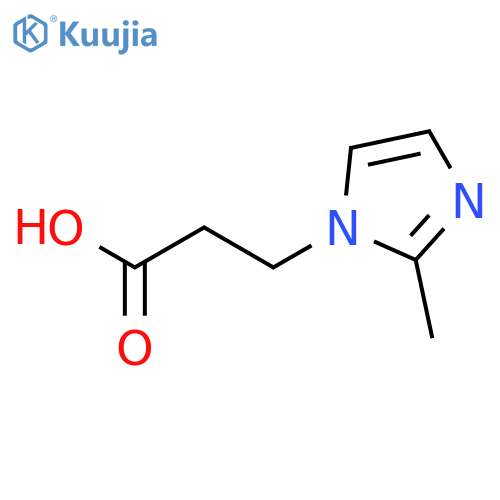 3-(2-Methyl-1H-imidazol-1-yl)propanoic acid structure