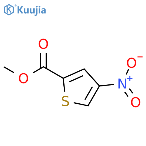 Methyl 4-nitrothiophene-2-carboxylate structure