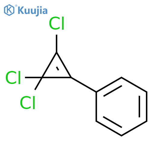 Benzene, (2,3,3-trichloro-1-cyclopropen-1-yl)- structure