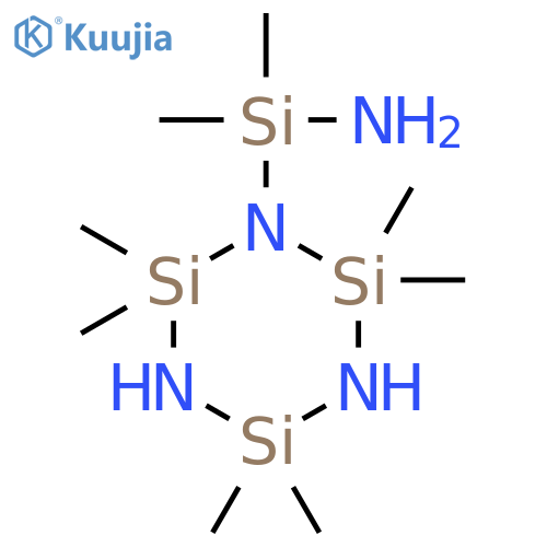 Silanamine, 1-(2,2,4,4,6,6-hexamethylcyclotrisilazan-1-yl)-1,1-dimethyl- structure