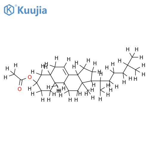 (10S)-3c-Acetoxy-10r.13c-dimethyl-17c-((R)-1.5-dimethyl-hexyl)-(5tH.9tH.14tH)-Delta7-tetradecahydro-1H-cyclopen structure