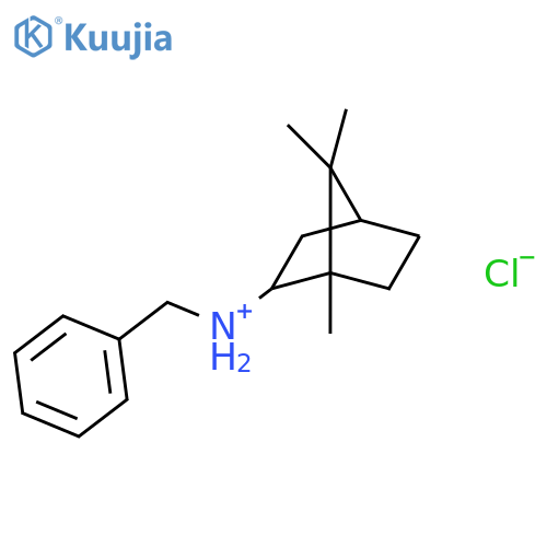 Bicyclo[2.2.1]heptan-2-amine,1,7,7-trimethyl-N-(phenylmethyl)-, hydrochloride, endo- (9CI) structure