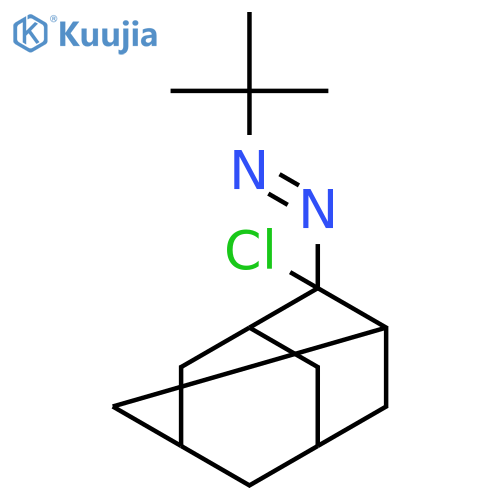 Diazene, (2-chlorotricyclo[3.3.1.13,7]dec-2-yl)(1,1-dimethylethyl)- structure