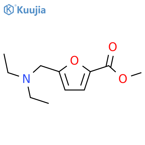 methyl 5-(diethylamino)methylfuran-2-carboxylate structure