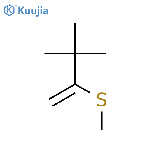1-Butene, 3,3-dimethyl-2-(methylthio)- structure