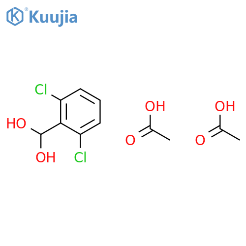 [Acetyloxy-(2,6-dichlorophenyl)methyl] acetate structure