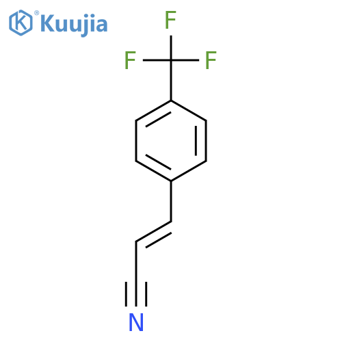 3-4-(trifluoromethyl)phenylprop-2-enenitrile structure