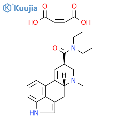 Lysergic acid diethylamide maleate structure