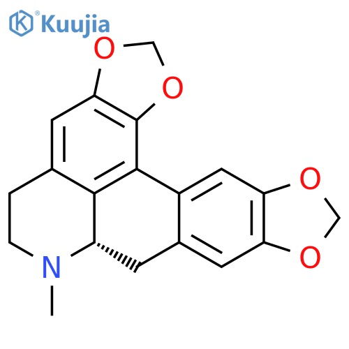 [7S,(+)]-6,7,7a,8-Tetrahydro-7-methyl-5H-bis[1,3]benzodioxolo[6,5,4-de:5',6'-g]quinoline structure