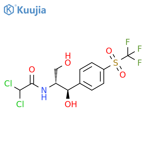 Acetamide,2,2-dichloro-N-[(1R,2R)-2-hydroxy-1-(hydroxymethyl)-2-[4-[(trifluoromethyl)sulfonyl]phenyl]ethyl]- structure