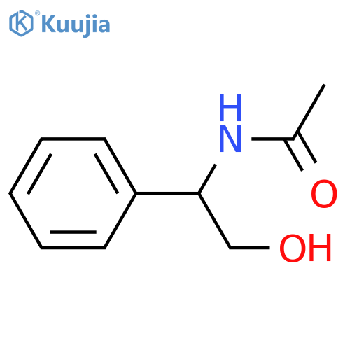 N-(2-hydroxy-1-phenylethyl)acetamide structure