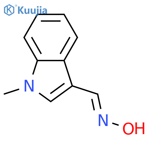 1H-Indole-3-carboxaldehyde, 1-methyl-, oxime structure