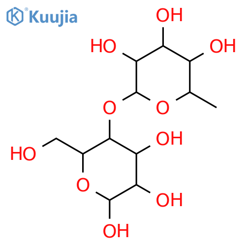 4-O-(α-L-Fucopyranosyl)-D-galactose structure