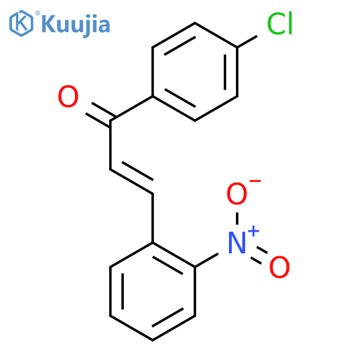 2-Propen-1-one, 1-(4-chlorophenyl)-3-(2-nitrophenyl)- structure