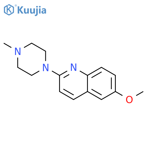 6-methoxy-2-(4-methylpiperazin-1-yl)quinoline structure