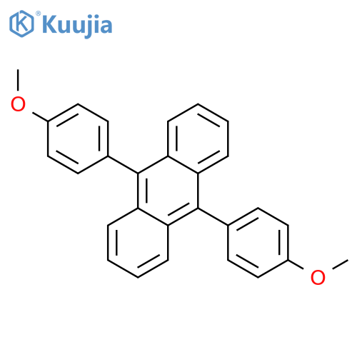 9,10-Bis(4-methoxyphenyl)anthracene structure