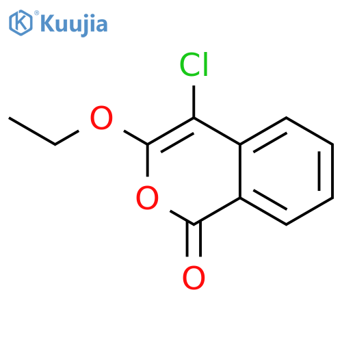 4-chloro-3-ethoxyisochromen-1-one structure