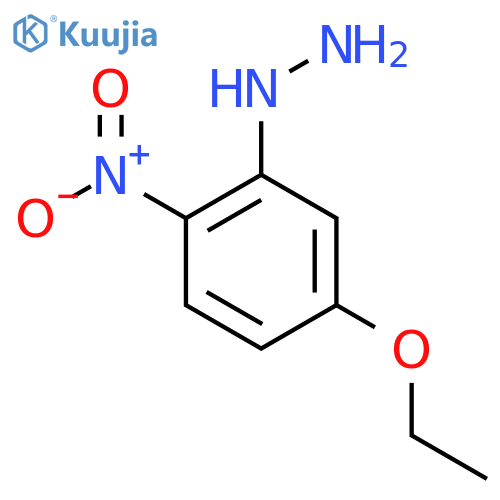 5-Ethoxy-2-nitrophenylhydrazine structure