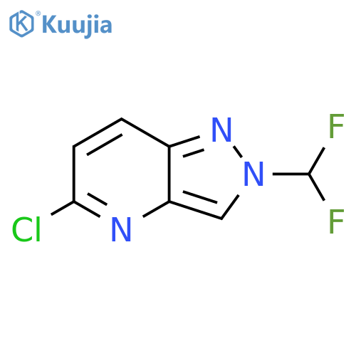 5-chloro-2-(difluoromethyl)pyrazolo[4,3-b]pyridine structure