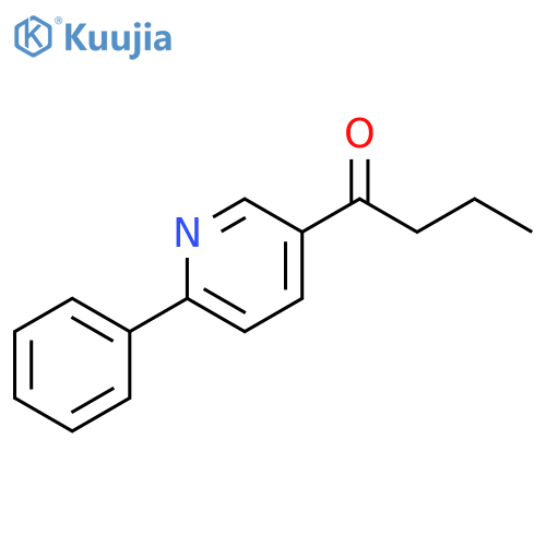 1-(6-Phenyl-3-pyridinyl)-1-butanone structure
