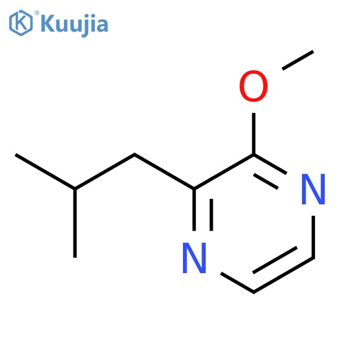 2-Isobutyl-3-methoxypyrazine structure