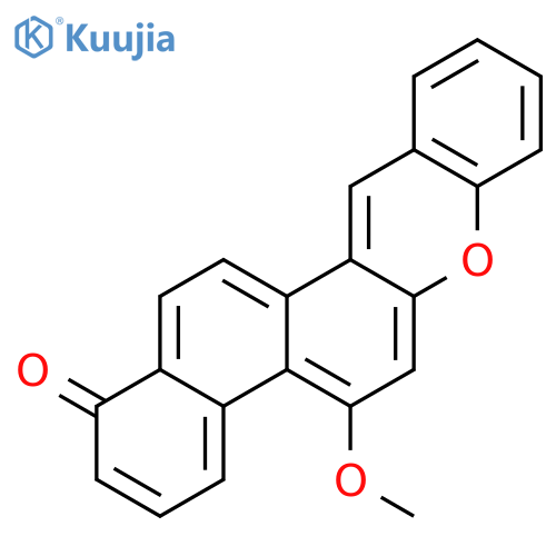 5-methoxy-1H-naphthoxanthen-1-one structure