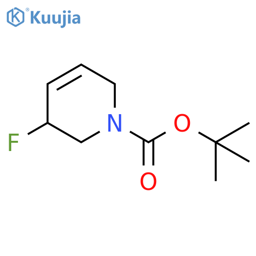 tert-Butyl 3-fluoro-5,6-dihydropyridine-1(2H)-carboxylate structure