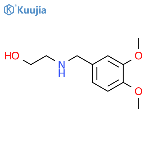 2-(3,4-Dimethoxy-benzylamino)-ethanol structure
