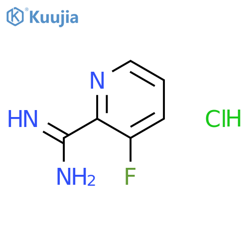 3-fluoropicolinimidamide hydrochloride structure