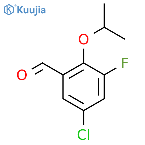 5-Chloro-3-fluoro-2-isopropoxybenZaldehyde structure